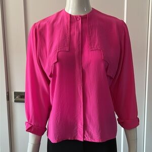 Chocolates Vintage Silk Blouse